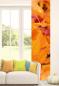 Preview: Flächenvorhang orangener Zauber, , Schiebevorhang, Schiebegardine, modern, 60 cm breit, 2,65 m hoch, 3 m hoch